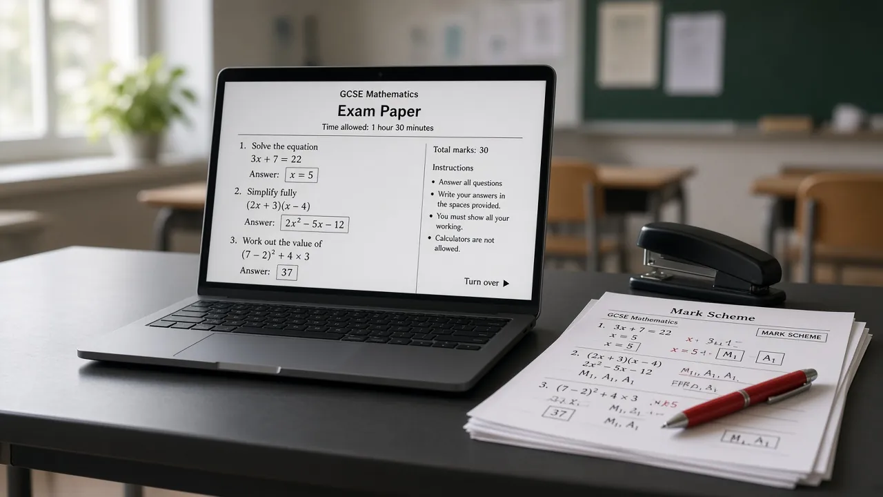 Practice test booklets