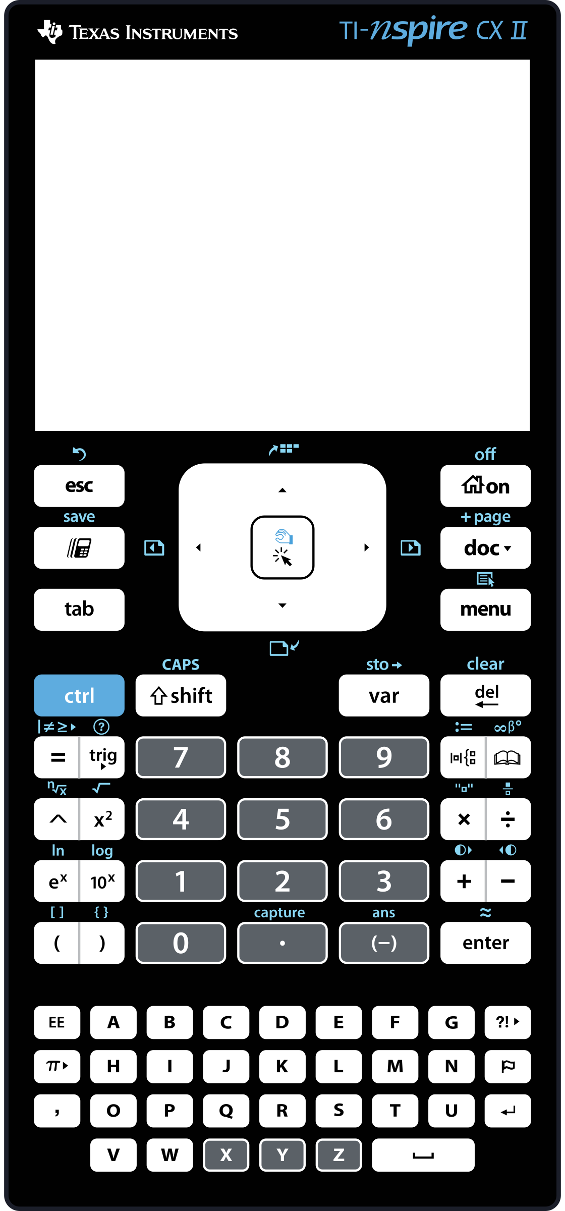 TI-Nspire CX II full calculator skin